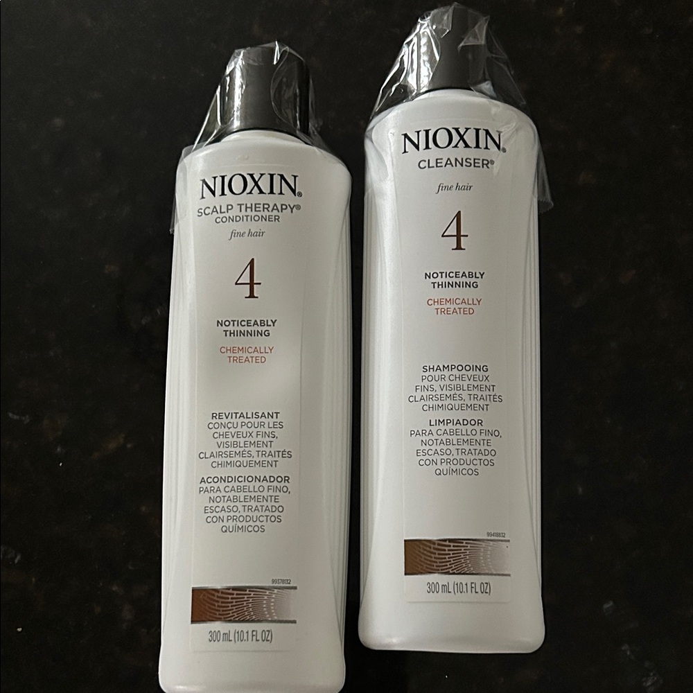 Nioxin-4 Shampoo and Conditioner for Chemically Treated Hair